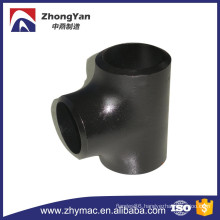 seamless carbon steel black schedule 40 steel pipe fittings tee